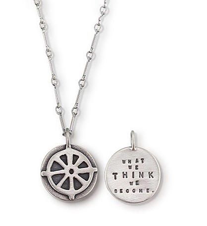 Buddhist Wheel Necklace